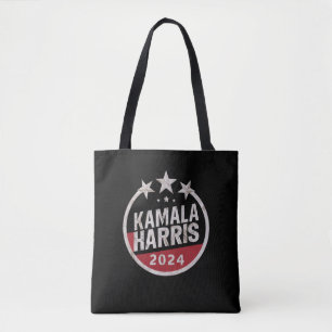 Bolsa Tote Kamala Harris 2024 Para Presidente Eleição Retro