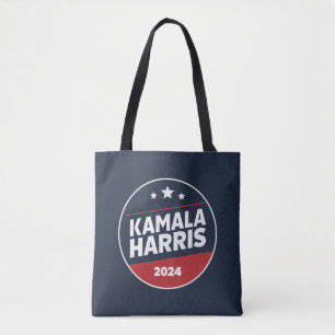 Bolsa Tote Kamala Harris 2024 Para Presidente Eleição Retro