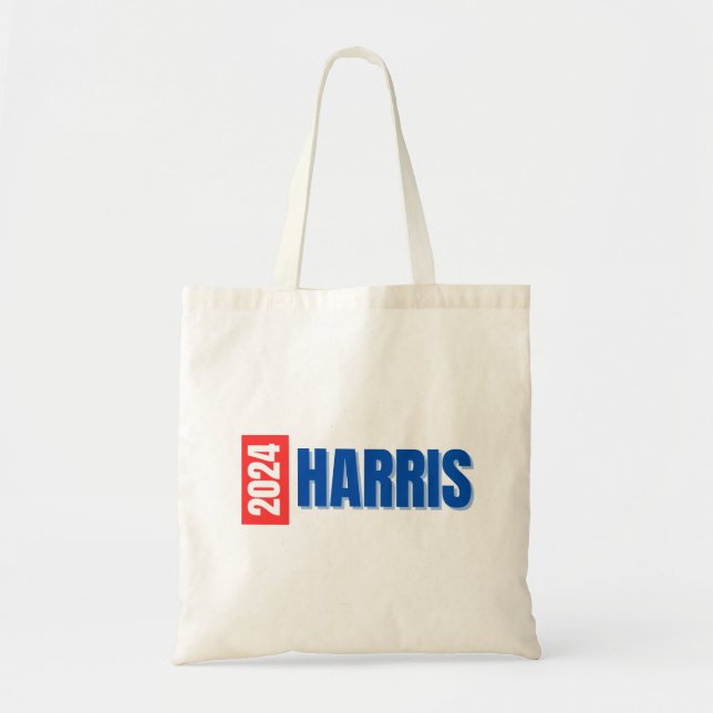 Bolsa Tote Kamala Harris 2024 Tote Bag Eleição Presidencial (Frente)