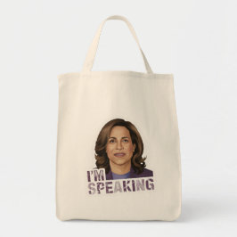Bolsa Tote Kamala Harris Eu Estou Falando, Citação Histórica 