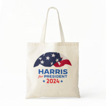 Kamala Harris Para O Presidente 2024 American Flag