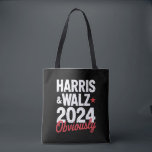 Bolsa Tote Kamala Walz Obviamente 2024 Harris Waltz 2024<br><div class="desc">Kamala Walz Obviamente 2024 Harris Waltz 2024 Eleição</div>