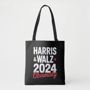 Bolsa Tote Kamala Walz Obviamente 2024 Harris Waltz 2024