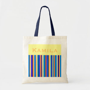 Bolsa Tote Kamila Personalizada Bandeja Azul-Tote Estimulada