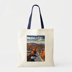 Bolsa Tote Kamloops Canada Viagem Art Vintage