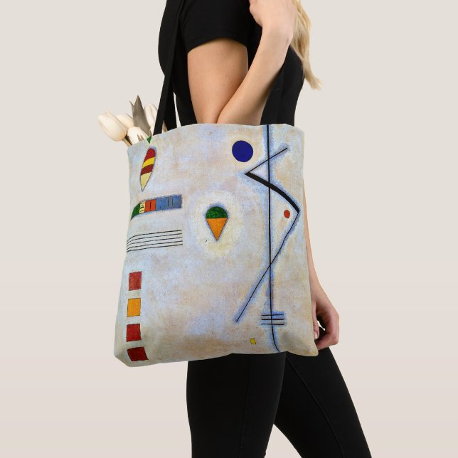 Bolsa Tote Kandinsky - Von-Zu, famosa trabalho de arte, (Close Up)