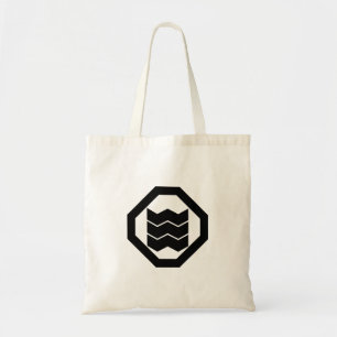 Bolsa Tote Kanji em forma de encolhimento para três na bandej