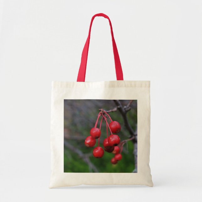Bolsa Tote Kansas Red Berries Tote Bag (Frente)