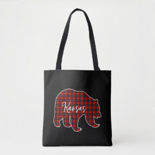 Bolsa Tote Kansas Retro Vintage Style Feliz Matchi de Natal
