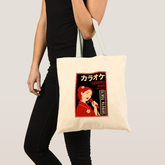 Bolsa Tote Karaoke Shibuya Tokyo (Frente (produto))