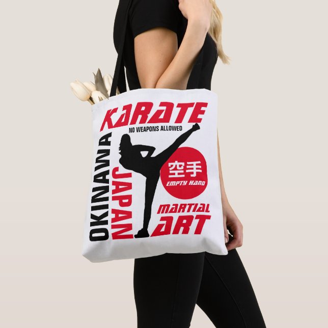 Bolsa Tote Karate Woman (Close Up)