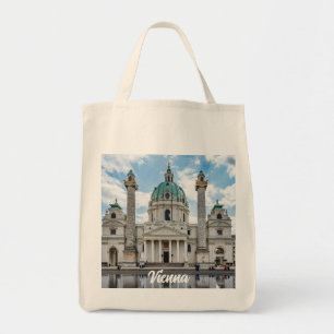 Bolsa Tote Karlskirche em Viena, Áustria