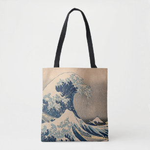Bolsa Tote Katsushika Hokusai. A onda do Excelente de Kanagaw
