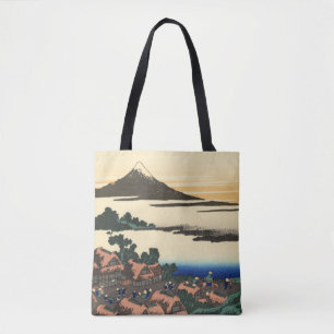 Bolsa Tote Katsushika Hokusai Amanhecer na província de Kai