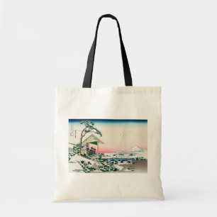 Bolsa Tote Katsushika Hokusai - Casa de chá em Koishikawa