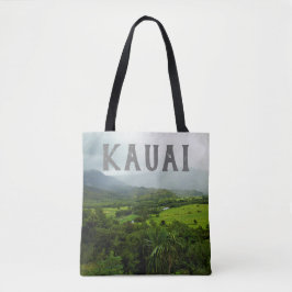 Bolsa Tote Kauai, cena paisagística do Havaí