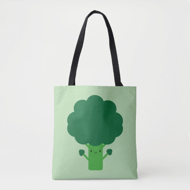 Bolsa Tote Kawaii Broccoli (Frente)