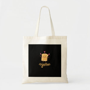 Bolsa Tote Kawaii Casal Correspondente Manteiga de Amendoim G