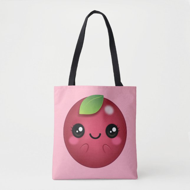 Bolsa Tote Kawaii Cranberry (Frente)
