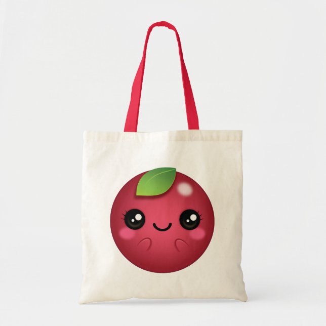 Bolsa Tote Kawaii Cranberry (Frente)