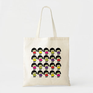 Bolsa Tote Kawaii Garotas Fofas Kawaii