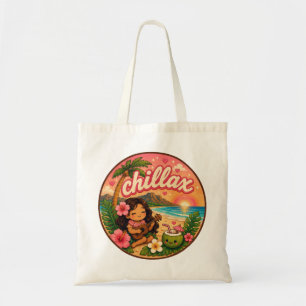 Bolsa Tote Kawaii Havaí - Citação fofa