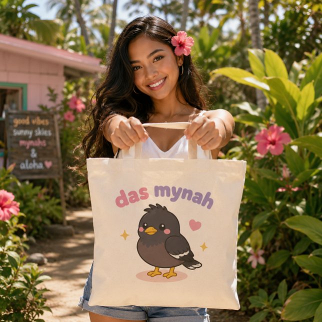 Bolsa Tote Kawaii Havaí - O Mynah (Criador carregado)