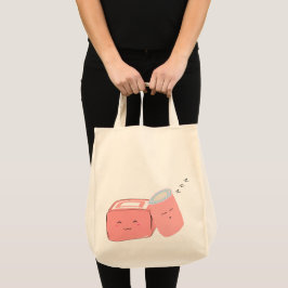 Bolsa Tote Kawaii Marshmallow Tote Bag