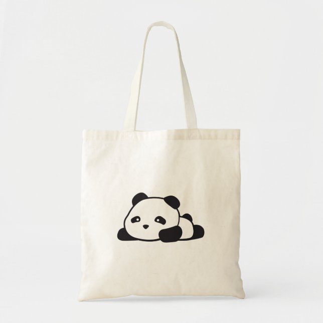 Bolsa Tote Kawaii panda (Frente)