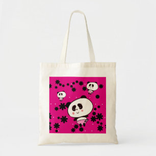 Bolsa Tote Kawaii Panda Bear Baby Doodles por Leah G