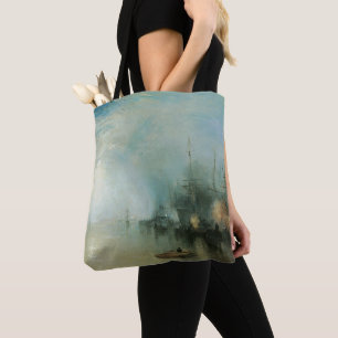 Bolsa Tote Keelmen Heaving Coals, Luar por Joseph Turner