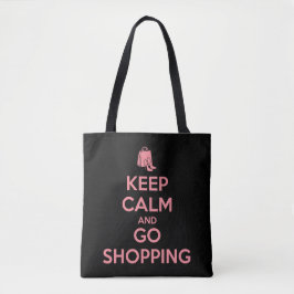 Bolsa Tote Keep Calm and Go Shopping