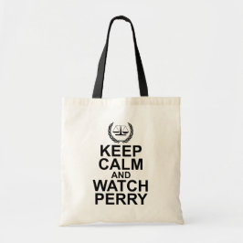 Bolsa Tote Keep Calm and Watch Perry Legal Humor