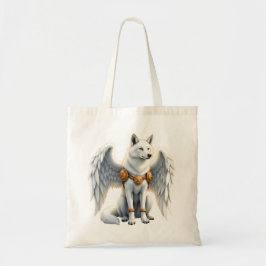 Bolsa Tote Keeper of the Dawn – The White Winged Wolf. 
