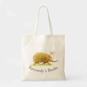 Bolsa Tote Kennedy Echidna whimsy art name library