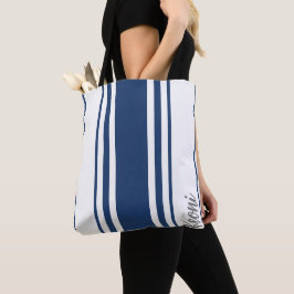 Bolsa Tote Keoni Minimalista Stripes Monograma