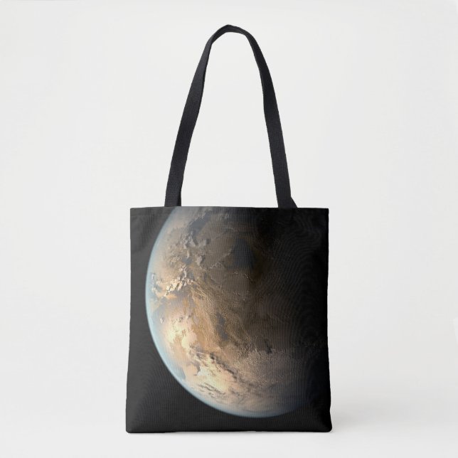 Bolsa Tote Kepler-186f Orbitando Uma Estrela Distante. (Frente)