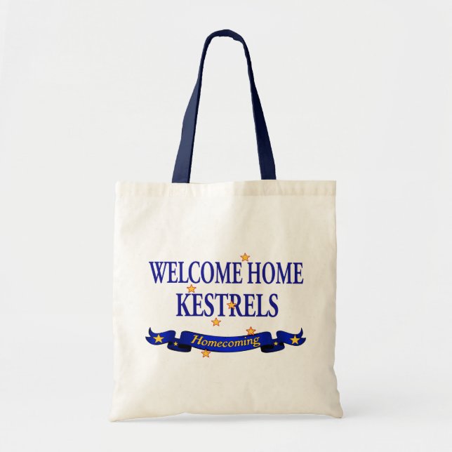 Bolsa Tote Kestrels Home bem-vindos (Frente)