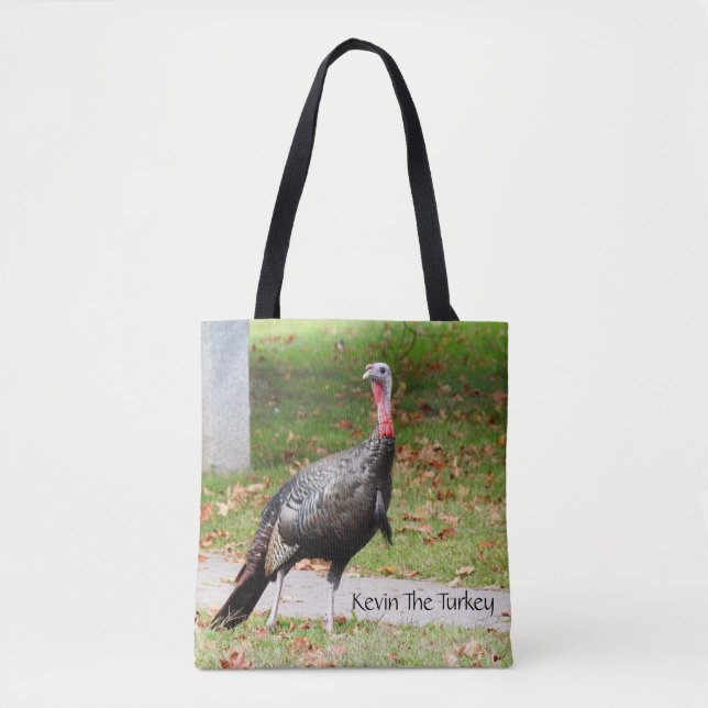Bolsa Tote Kevin The Turkey - Old Wethersfield , CT (2 lados) (Frente)