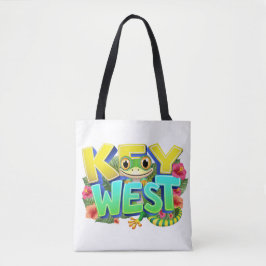 Bolsa Tote Key West Gecko Florida