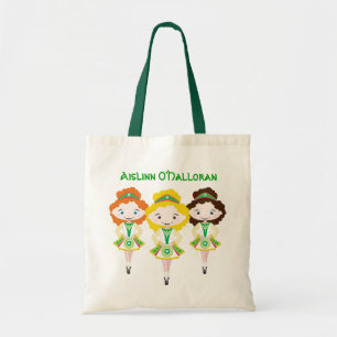 Bolsa Tote KIDLETS dançarina irlandesa dançando calçado escol