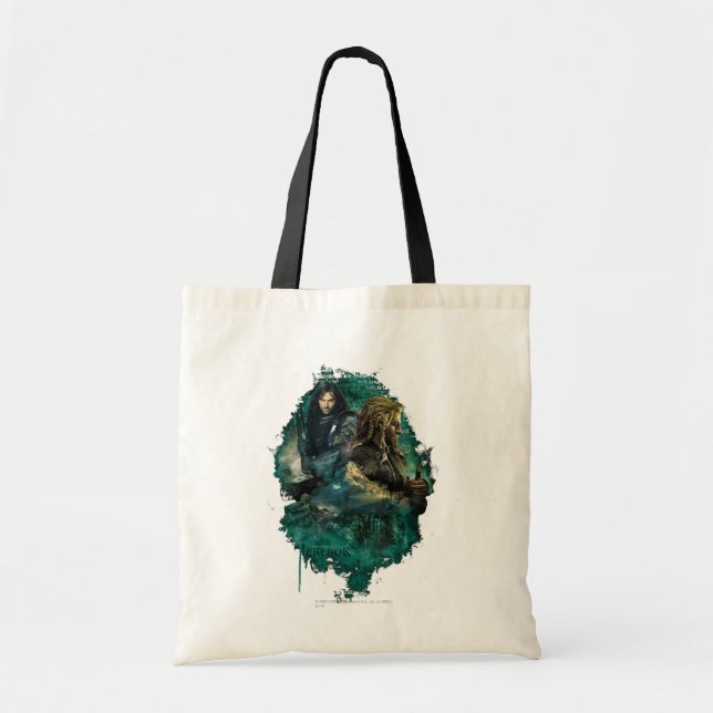 Bolsa Tote Kili & Fili sobre Erebor (Frente)
