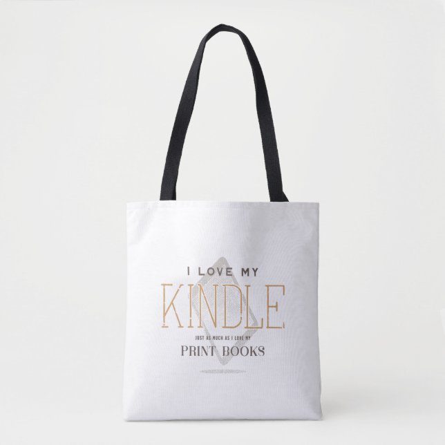 Bolsa Tote Kindle E-reader Love (Frente)