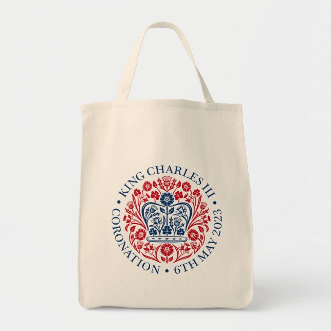 Bolsa Tote King Charles III Coronation (Frente)