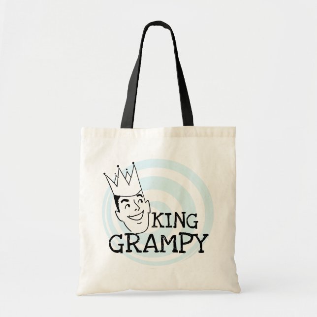 Bolsa Tote King Grampy Camisetas e presentes (Frente)
