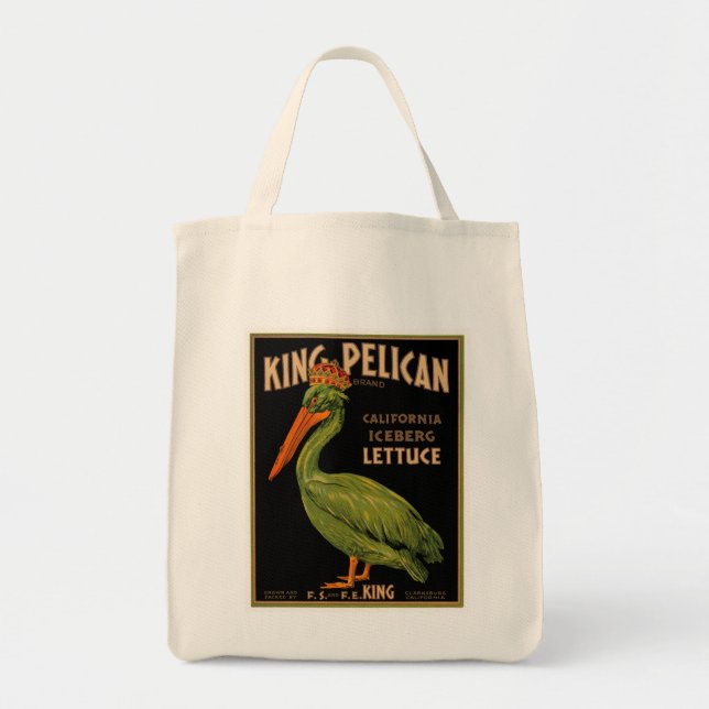 Bolsa Tote King Pelican Marca Lettuce (Frente)