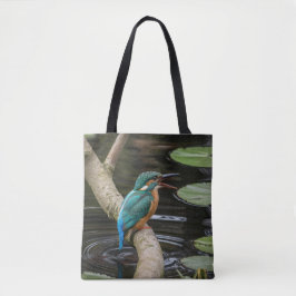 Bolsa Tote Kingfisher Bird