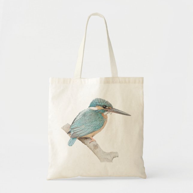 Bolsa Tote kingfisher_sketch1 (Frente)