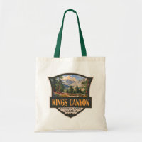 Kings Canyon National Park Ilustration Retro Art