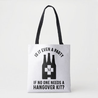 Bolsa Tote Kit de Ressaca Divertido Personalizado 